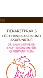 Mobile Screenshot of chiropraktikpferd.de